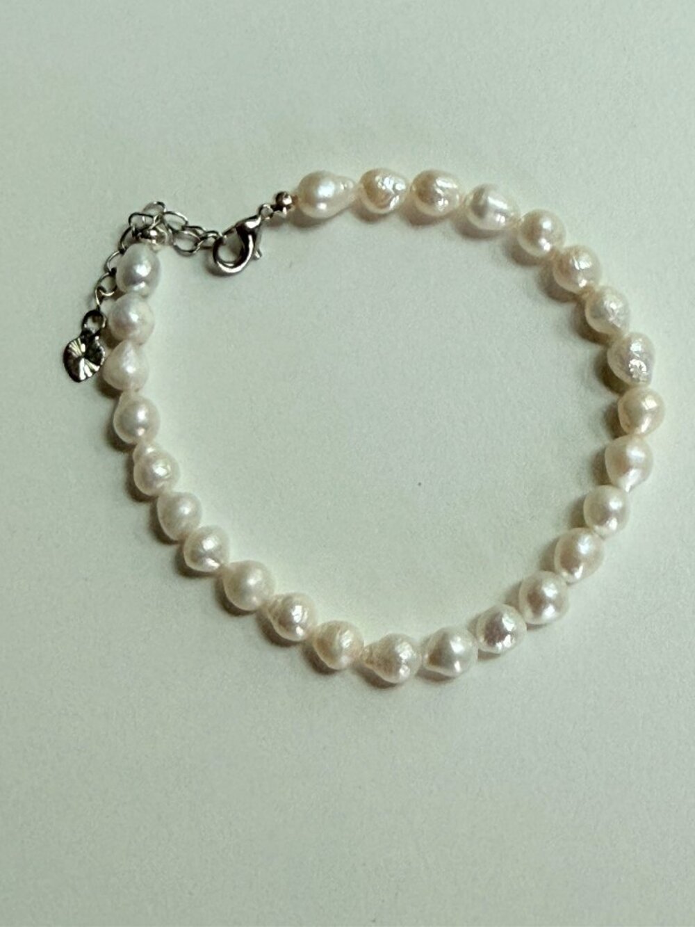 Simply Pearl | 5.5mm Natural Baroque Freshwater Pearl Bracelet